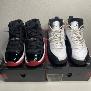 Air Jordan retro 11 & 12 CDP grade school size 5.5